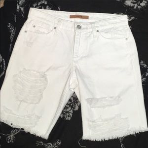 Joe’s Jeans Distressed Bermuda Shorts